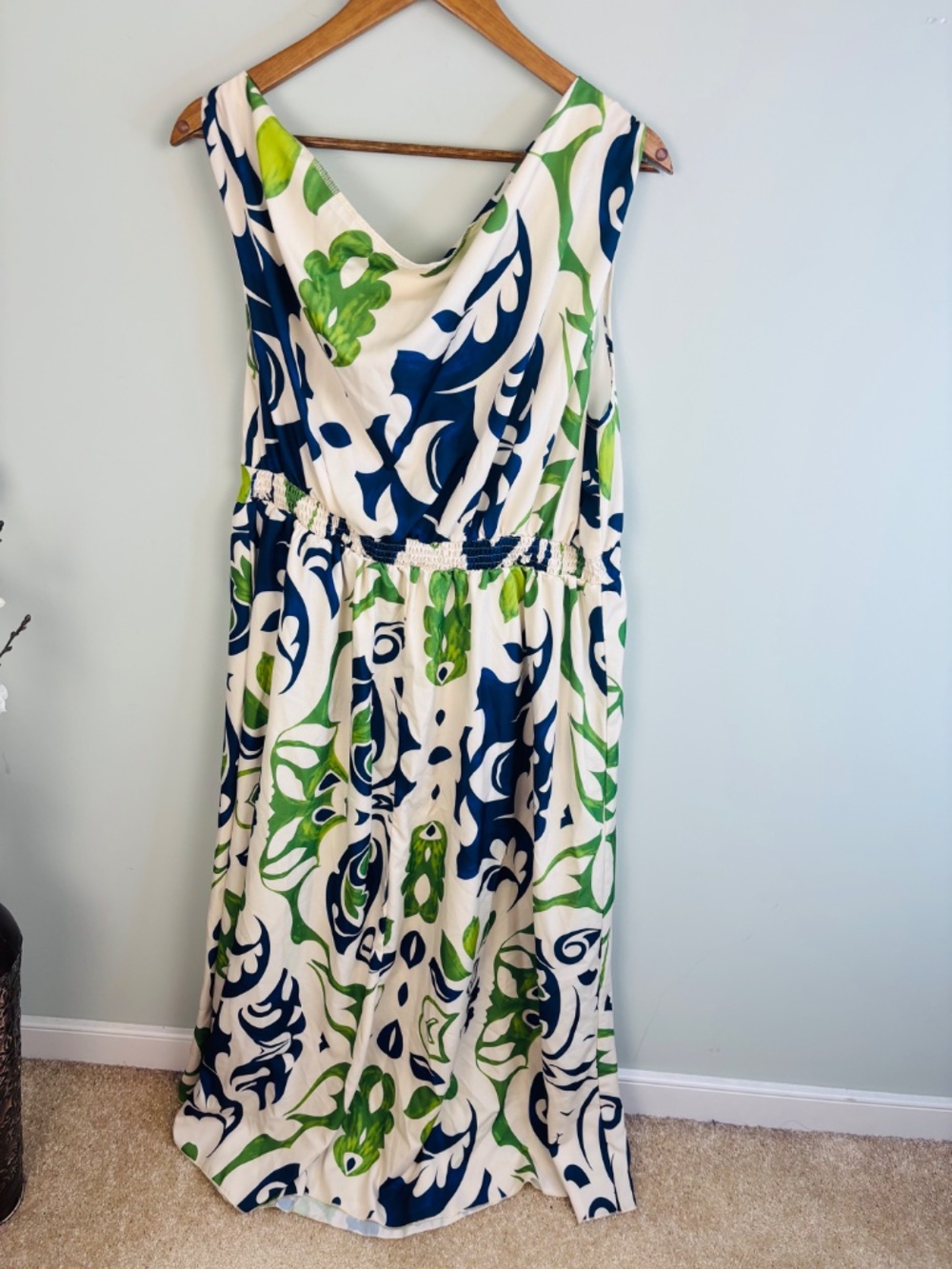 Shein BOHO Off Shoulder Maxi Dress Size 2X - Picture 4 of 4